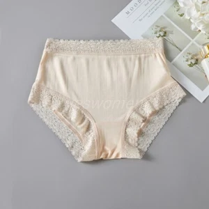 2 Pack Women 100% Knit Silk Stretch Bikini Panties Briefs Solf Stretch Underwear - Picture 1 of 16