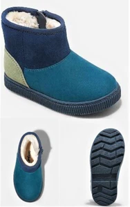 Kleinkind Größe 6 Arlo Colorblock Reißverschluss Winterstiefel - Katze & Jack marineblau - Bild 1 von 16