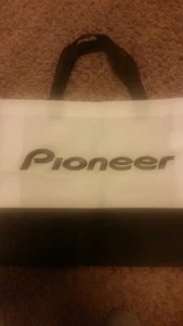 PIONEER Car Audio TOTE BAG Cloth 15" X 11 1/2" Black & White CES PROMO BRAND NEW - Picture 1 of 1