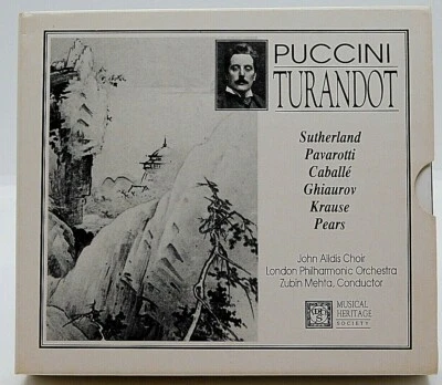 CD Puccini Turandot John Alldis Choir London Philharmonic Orchestra Zubin Mehta - Image 1 of 2