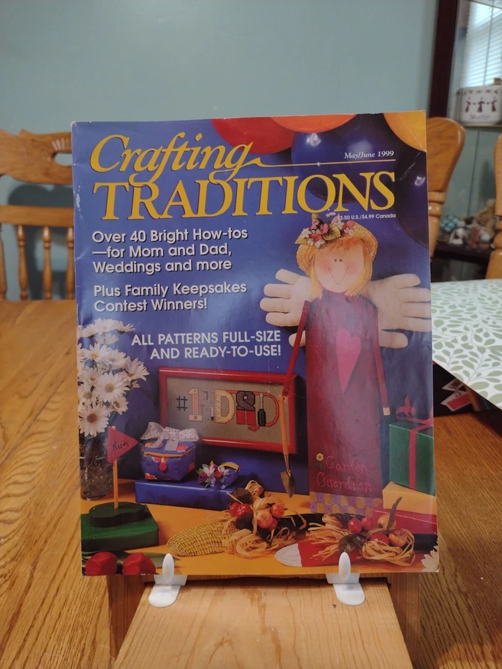 Crafting Traditions Magazine  May/ June 1999  ALL PATTERNS FULL SIZE. AQ4 - Image 1 of 1