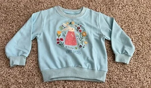 Girls Long Sleeve Sweatshirt Happy Easter Size 100 - Picture 1 of 4
