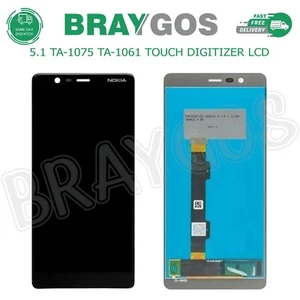Replacement Nokia 5.1 TA-1075 TA-1061 Touch Screen Digitizer LCD Display Black - Picture 1 of 4