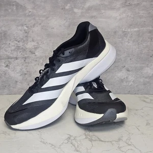 Adidas Adizero Boston 13 Mens Running Shoes White Black Size UK 10.5 - Picture 1 of 9