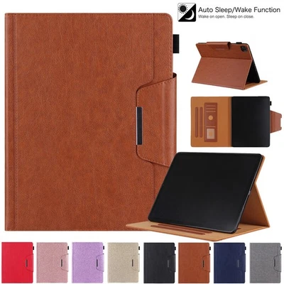 Funda inteligente de cuero para iPad 5/6/7/8/9/10 Mini Air Pro M2 M4 2024 11,0" Foto 1 de 4
