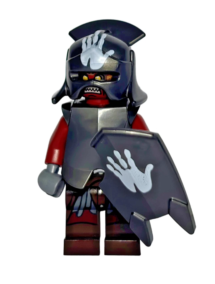 Official LEGO Uruk-hai Warrior (With shield) The Lord of the Rings lor022 - Image 1 of 4