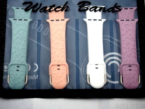 Silicone Band Strap For Apple iWatch  SIZE 38 40 41mm Sport |4 PACK| Leopard - Picture 1 of 5