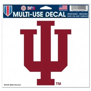 Indiana Hoosiers 5"x6" Multi Use Decal [NEW] NCAA Car Truck Sticker Emblem - Picture 1 of 1