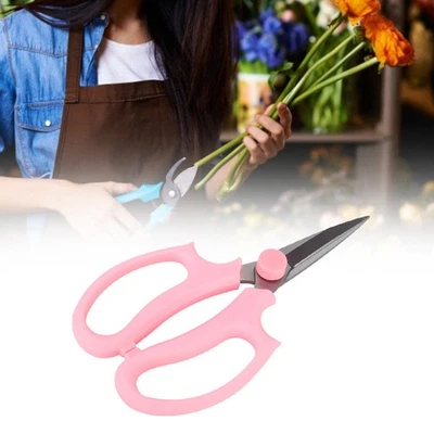 Multifunctional Floral Scissors Pruning Shears Flower Cutting Scissors(Pink) LK - Image 1 of 4