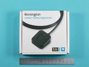 Czytnik linii papilarnych - Kensington VeriMark Desktop Fingerprint Key - Zdjęcie 1 z 3