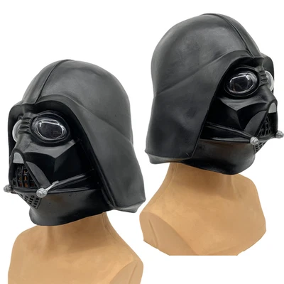 Star Wars Darth Vader Wearable Cosplay Latex Helmet Toy Halloween Props Gift New - Image 1 of 4