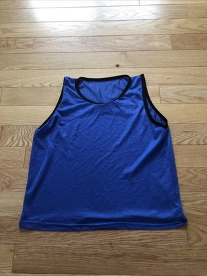 Soccer Training Pinnie Adult Small/Medium Blue Mesh - Image 1 of 4