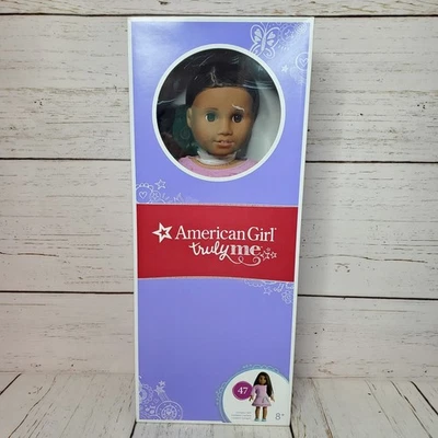 American Girl Doll #47 Retired Dark Skin Straight Brown Hair Eyes Truly Me NRFB - Image 1 of 4