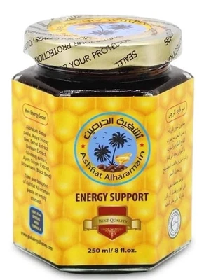 Ashfiat Energy Support Secret Honey, 8oz