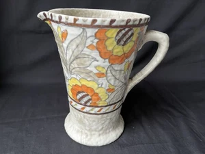 Jarrón grande Charlotte Rhead Crown Ducal, firmado, Art Deco década de 1930, en muy buena condición - Imagen 1 de 11