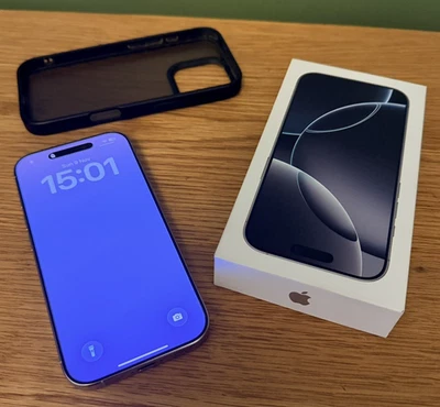 2025 Apple iPhone 16 Pro 128GB White Unlocked with box - battery 99% in VGC  - Image 1 of 4