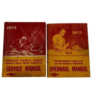 Chevrolet Service Manual # ST 329-72 and ST 333-72 Lot 1972 - Foto 1 di 9