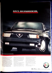 Alfa Romeo 75, 3.0 V6, originale Werbung aus 1990 - Picture 1 of 2