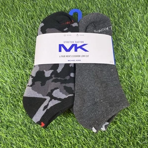 UVP $ 26,99 6 PAAR PACK MICHAEL KORS NIEDRIG GESCHNITTENE HERRENSOCKEN GRÖSSEN 7-12 NEU MIT ETIKETT - Bild 1 von 8