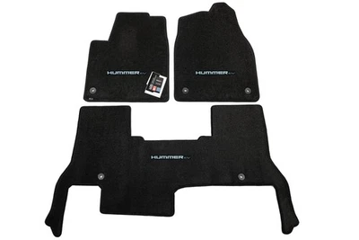 GMC Hummer EV 2022+ SUV y camioneta primera y segunda fila alfombrillas jet con licencia 32 oz en stock Foto 1 de 4