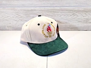 Vintage 1996 Atlanta Olympics Hat Mr. Turkey Sponsor Duck Cotton Cap Green - Picture 1 of 10