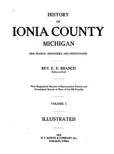 1916 IONIA County Michigan MI, History and Genealogy Ancestry Family DVD CD B07 - Picture 1 of 3