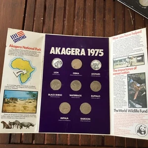 Akagera National Park SMITHS 1975 6 Monedas Coin Conmemorativa - Imagen 1 de 12