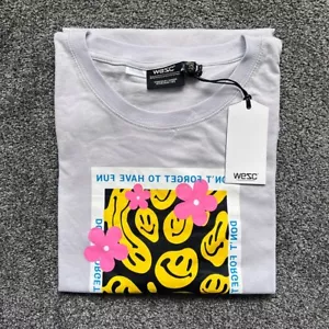 Camiseta GENIUIE WESC UNISEX Max Hardcore Happines | NUEVA con etiquetas | Talla XL/XXL - Imagen 1 de 7