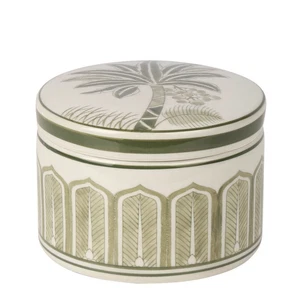 NEW Florabelle Plantation Trinket Box Green 10x14cm - Picture 1 of 4