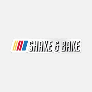 Shake & Bake Aufkleber Vinyl Auto Stoßstange Aufkleber - Bild 1 von 4