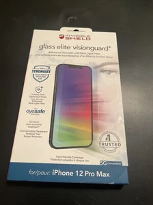 ZAGG InvisibleShield Glass Elite VisionGuard+ Screen Protector for iPhone 12 Pro - Photo 1 sur 2