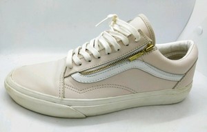 light pink leather vans