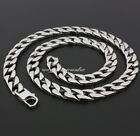 Stainless Steel Mens Biker Necklaces Cuban Link Chain Punk Jewelry 5a002nd