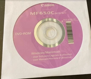 Genuine Canon MF650c Setup Installation CD ROM Software Driver Disk FK4-8589-02 - Picture 1 of 1