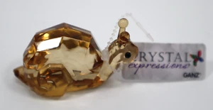 6CED Goldbraune Schnecke Crystal Expressions Acryl Figur Ganz acry - 1096 - Bild 1 von 9