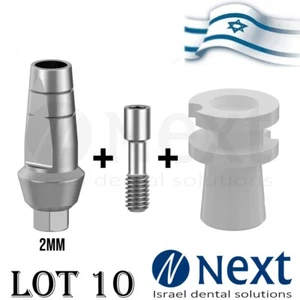 Lot X10 new Abutment Transfer plastic snap cap impression 2 mm - Picture 1 of 6
