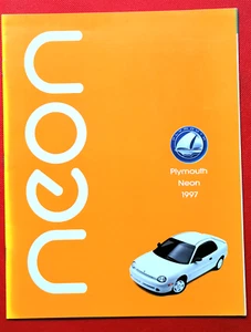 1997 PLYMOUTH NEON (Chrysler) Sales Brochure Canadian Market - 2/4dr, Colours - Picture 1 of 12