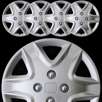 4 fit Honda Civic 2001-2005 New 14" Hub Caps Full Wheel Covers fit Steel Wheels - Image 1 of 4