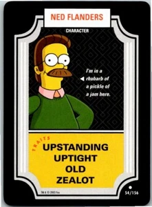 The Simpsons TCG Common Card #54 Ted Flanders - Picture 1 of 1