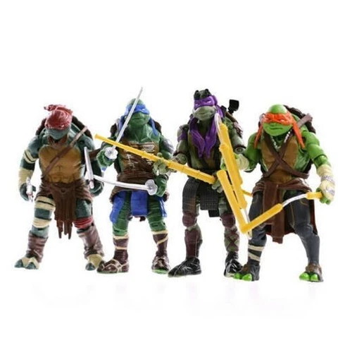 Movie Teenage Mutant Ninja Turtles Classic Collection TMNT 4 Pc Action Figures Cover
