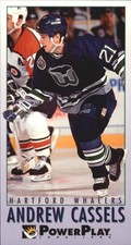 1993-94 PowerPlay Whalers Hockey Card #104 Andrew Cassels