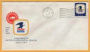 #1396 USPS Inauguración 1 de julio 1971 Independence OR, Sarcity Index 200 - Imagen 1 de 1