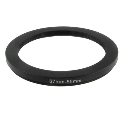 67mm-55mm  67mm to 55mm  67 - 55mm Step Down Ring Filter Adapter for Camera Lens - Image 1 of 4
