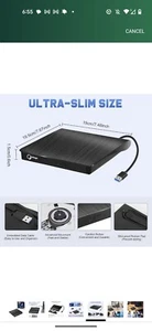 Gotega Laurensory Pop-up Unità CD/DVD Esterna ODD&HDD SUPERVELOCITÀ USB USB-C - Foto 1 di 5