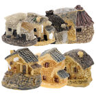 Mini Fairy Garden House 8Pcs Micro-landscape Decor (Mixed Style)