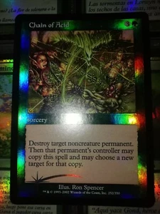 MTG FOIL Chain of acid - Onslaught - Magic the Gathering EXCELLENT - Imagen 1 de 2