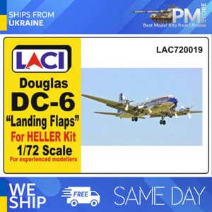 Laci 720019 1/72 Landing flaps for Douglas DC-6 for Roden model kit - Picture 1 of 7