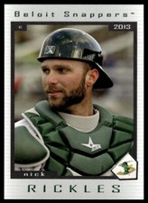 2013 Grandstand Beloit Snappers Nick Rickles Beloit Snappers #NNO