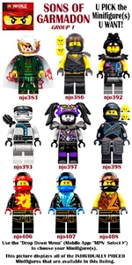 Genuine LEGO U PICK Ninjago SONS OF GARMADON Minifigures GROUP 1 **NEW** - Picture 1 of 33