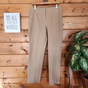 Pantalones Chico's Fabulosamente Adelgazantes Caqui Pantalones Rectos Elásticos Talla 1 (8) X 30" - Imagen 1 de 10